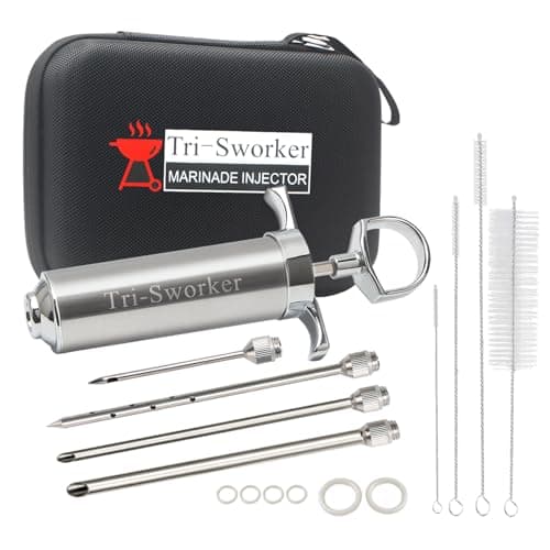 Tri-Sworker Meat Injector Kit with Case (2 oz, model Tri-002)