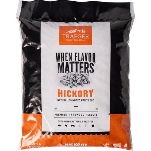 Traeger Hickory Hardwood Pellets (18 lb)