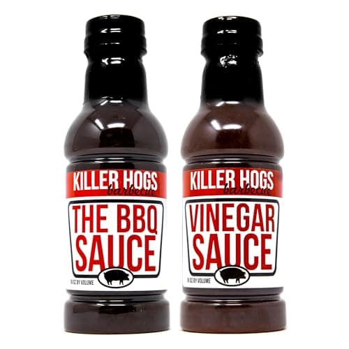 Killer Hogs The BBQ Sauce + Vinegar Sauce (two 16 oz bottles)