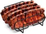 Sorbus Rib Rack for Smoking, Grill Roasting Stand (11", Black)