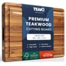 Teakhaus Edge-Grain Teak Carving Board with Juice Groove (Large)