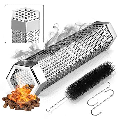 Realcook 12-inch Hexagonal Smoke Tube